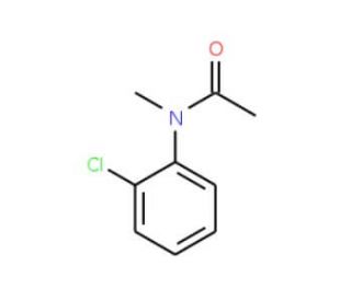 2&prime;-Chloro-N-methylacetanilide (CAS 74585-34-5) - chemical structure image