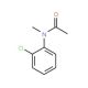 2′-Chloro-N-methylacetanilide (CAS 74585-34-5) - chemical structure image