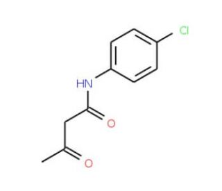 2&prime;-Chloroacetoacetanilide (CAS 93-70-9) - chemical structure image