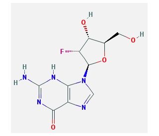 2&prime;-Deoxy-2&prime;-fluoroguanosine (CAS 125291-17-0) - chemical structure image