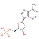 2′-Deoxyadenosine 5′-monophosphate (CAS 653-63-4) - chemical structure image