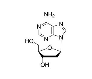 2&prime;-Deoxyadenosine (CAS 958-09-8) - chemical structure image