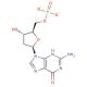 2′-Deoxyguanosine 5′-monophosphate sodium salt (CAS 52558-16-4) - chemical structure image