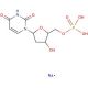 2′-Deoxyuridine 5′-monophosphate disodium salt (CAS 42155-08-8) - chemical structure image