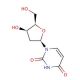2′-Deoxyuridine (CAS 951-78-0) - chemical structure image