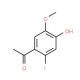 2′-Fluoro-4′-hydroxy-5′-methoxyacetophenone (CAS 1065076-49-4) - chemical structure image