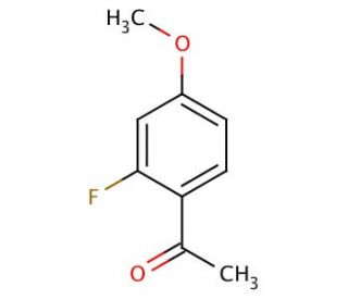 2&prime;-Fluoro-4&prime;-methoxyacetophenone (CAS 74457-86-6) - chemical structure image