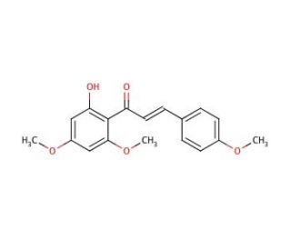 2&prime;-Hydroxy-4,4&prime;,6&prime;-trimethoxychalcone (CAS 3420-72-2) - chemical structure image