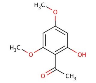 2&prime;-Hydroxy-4&prime;,6&prime;-dimethoxyacetophenone (CAS 90-24-4) - chemical structure image