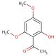 2′-Hydroxy-4′,6′-dimethoxyacetophenone (CAS 90-24-4) - chemical structure image