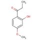 2′-Hydroxy-4′-methoxypropiophenone (CAS 6270-44-6) - chemical structure image