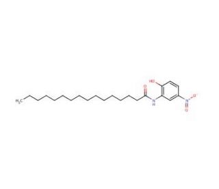 2&prime;-Hydroxy-5&prime;-nitrohexadecanamide (CAS 60301-87-3) - chemical structure image
