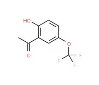 2&prime;-Hydroxy-5&prime;-(trifluoromethoxy)acetophenone (CAS 146575-64-6) - chemical structure image