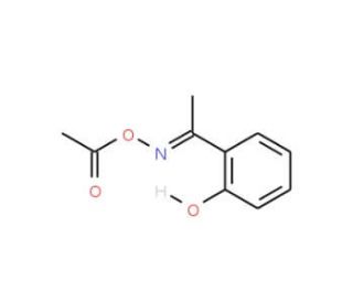 2&prime;-Hydroxyacetophenone Oxime Acetate (CAS 54758-75-7) - chemical structure image