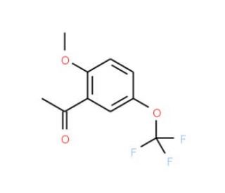 2&prime;-Methoxy-5&prime;-(trifluoromethoxy)acetophenone (CAS 468074-92-2) - chemical structure image