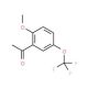 2′-Methoxy-5′-(trifluoromethoxy)acetophenone (CAS 468074-92-2) - chemical structure image