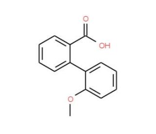 2&prime;-Methoxy-biphenyl-2-carboxylic acid - chemical structure image