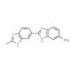2′-Methyl-1H,1′H-[2,5′]bibenzoimidazolyl-5-ylamine - chemical structure image