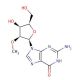 2′-O-Methyl Guanosine (CAS 2140-71-8) - chemical structure image