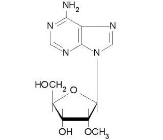 2&prime;-O-Methyladenosine (CAS 2140-79-6) - chemical structure image