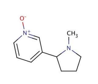 (2&prime;S)-Nicotine 1-Oxide (CAS 2820-55-5) - chemical structure image