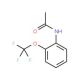 2′-(Trifluoromethoxy)acetanilide (CAS 3832-55-1) - chemical structure image