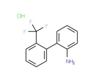 2&prime;-(Trifluoromethyl)-[1,1&prime;-biphenyl]-2-amine hydrochloride - chemical structure image