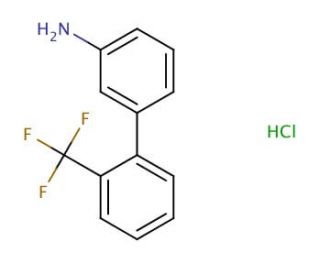 2&prime;-(Trifluoromethyl)-[1,1&prime;-biphenyl]-3-amine hydrochloride - chemical structure image