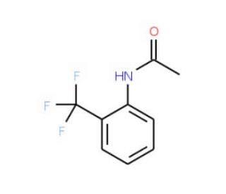 2&prime;-(Trifluoromethyl)acetanilide (CAS 344-62-7) - chemical structure image