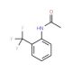 2′-(Trifluoromethyl)acetanilide (CAS 344-62-7) - chemical structure image