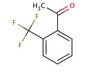 2&prime;-(Trifluoromethyl)acetophenone (CAS 17408-14-9) - chemical structure image