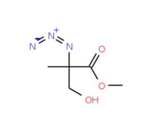 (2R)-2-Azido-3-hydroxy-2-methyl-propanoic Acid Methyl Ester (CAS 356048-04-9) - chemical structure image