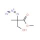 (2R)-2-Azido-3-hydroxy-2-methyl-propanoic Acid Methyl Ester (CAS 356048-04-9) - chemical structure image
