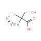 (2R)-2-Azido-3-hydroxy-2-methyl-propanoic Acid - chemical structure image