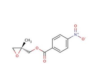 (2R)-(&minus;)-2-Methylglycidyl 4-nitrobenzoate (CAS 106268-96-6) - chemical structure image