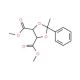 (2R,3R)-2,3-O-(1-Phenylethylidene)-L-tartaric Acid Dimethyl Ester (CAS 104333-83-7) - chemical structure image