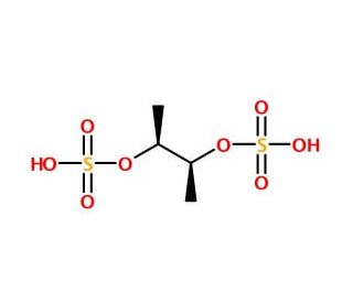 (2R,3R)-Butanediol bis(methanesulfonate) (CAS 81495-76-3) - chemical structure image