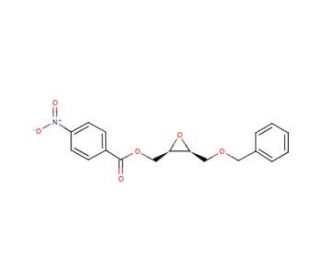(2R,3S)-(&plus;)-3-(Benzyloxymethyl)oxirane-2-methanol 4-nitrobenzoic acid ester (CAS 78469-86-0) - chemical structure image