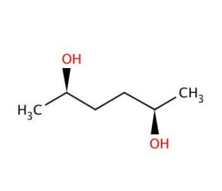 (2R,5R)-2,5-Hexanediol (CAS 17299-07-9) - chemical structure image