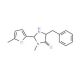(2R,5R)-(+)-5-Benzyl-3-methyl-2-(5-methyl-2-furyl)-4-imidazolidinone (CAS 877303-84-9) - chemical structure image