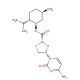 (2R,5S)-L-Menthyl-5-(4-amino-2-oxo-1(2H)-pyrimidinyl)-1,3-oxathiolane-2-carboxylate (CAS 147027-10-9) - chemical structure im