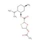 (2R,5S)-L-Menthyl-5-(acetyloxy)-1,3-oxathiolane-2-carboxylate (CAS 147126-65-6) - chemical structure image