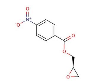 (2R)-(&minus;)-Glycidyl 4-nitrobenzoate (CAS 106268-95-5) - chemical structure image