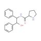 (2R)-N-[(1R,2R)-2-Hydroxy-1,2-diphenylethyl]-2-pyrrolidinecarboxamide (CAS 948594-97-6) - chemical structure image