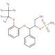 (2RS,3RS)-3-(2-Ethoxy-d5-phenoxy)-2-mesyloxy-3-phenyl-1-propanol (CAS 1189680-85-0) - chemical structure image