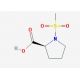 (2S)-1-(methylsulfonyl)pyrrolidine-2-carboxylic acid - chemical structure image