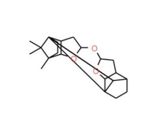 (2S)-(&minus;)-2,2&prime;-Oxybis(octahydro-7,8,8-trimethyl-4,7-methanobenzofuran) (CAS 108031-80-7) - chemical structure image