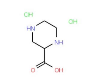 (2S)-(&minus;)-2-Carboxypiperazine dihydrochloride (CAS 158663-69-5) - chemical structure image