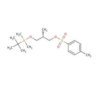 (2S)-3-{[tert-Butyl(dimethyl)silyl]oxy}-2-methylpropan-1-yl Tosylate (CAS 222539-29-9) - chemical structure image