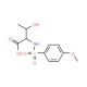 (2S,3R)-3-hydroxy-2-{[(4-methoxyphenyl)sulfonyl]amino}butanoic acid (CAS 113793-31-0) - chemical structure image